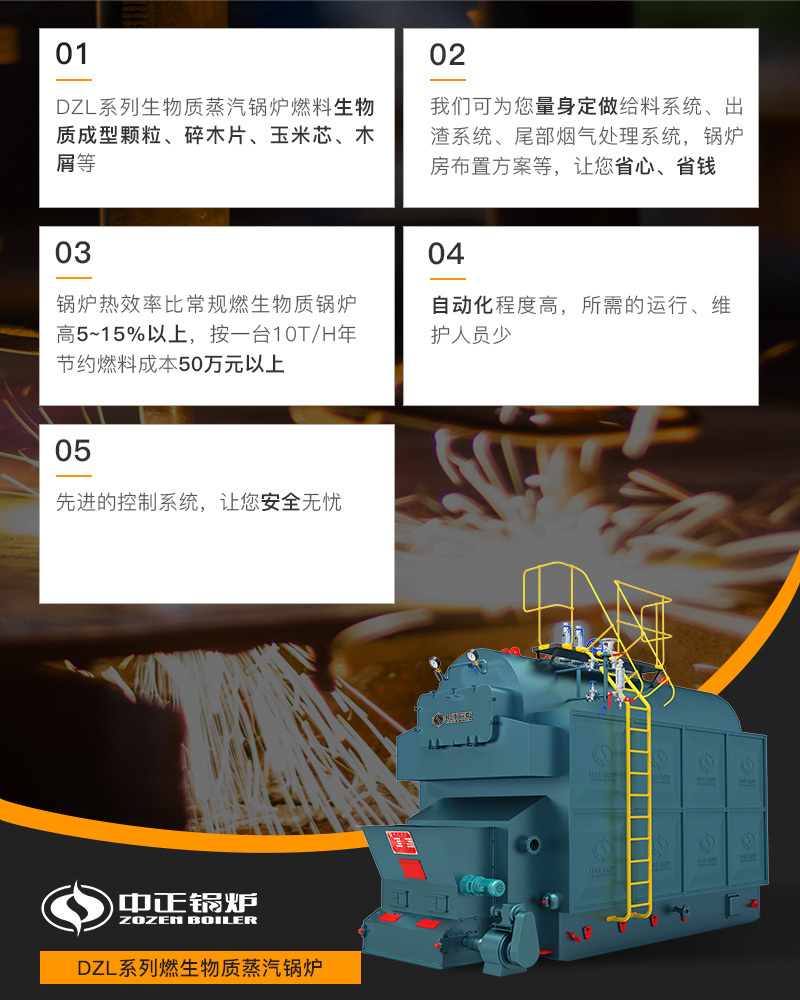 DZL系列生物質蒸汽鍋爐